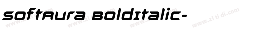 SoftAura BoldItalic字体转换